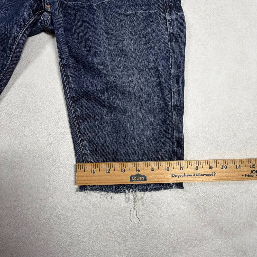 Miss Me JP4414 Stonewood‎ Dark Wash Bermuda Denim Shorts Women Size 26 Low Rise